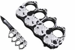 Couteau Poing Américain, Tête De Mort