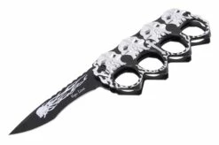 Couteau Poing Américain, Tête De Mort 12 Couteau Poing Américain, Tête De Mort -Boutique Kali Escrima couteau poing americain tete de mort 3