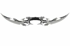 Dague Double Lame Ailes Du Dragon, Avec Support