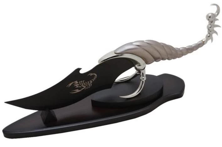Dague En Inox, Avec Support - Scorpion 6 Dague En Inox, Avec Support - Scorpion – Image 4