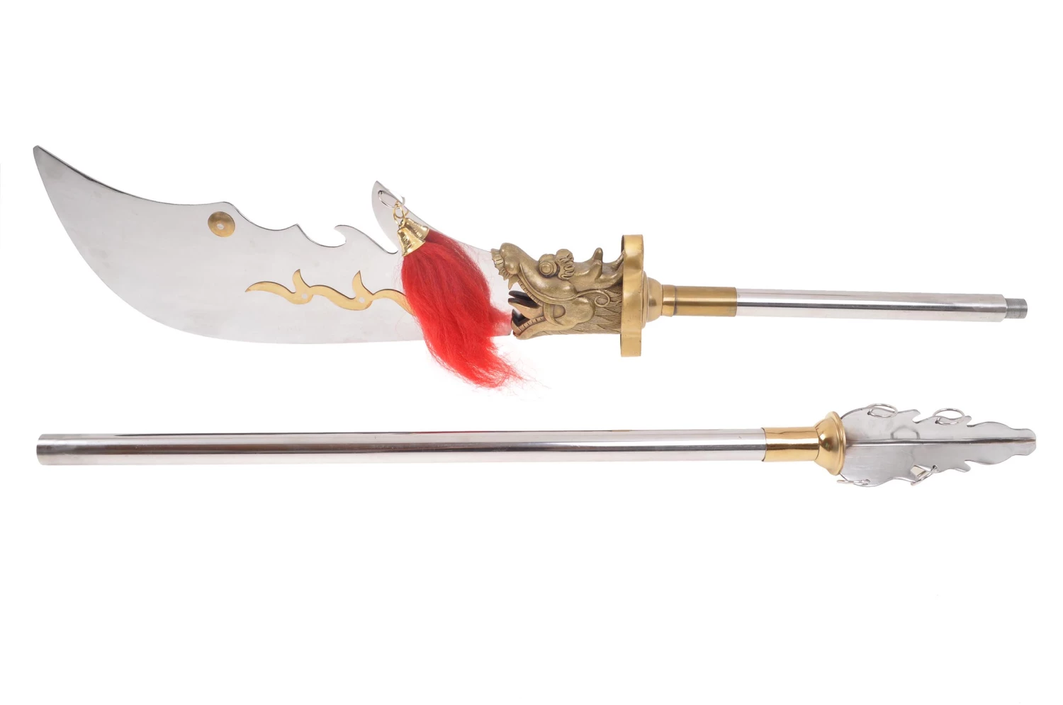 Hallebarde Démontable Guan Dao, Cai Yun Dao, 7,6 kg - Rigide Hallebarde Démontable Guan Dao, Cai Yun Dao, 7,6 Kg - Rigide -Boutique Kali Escrima hallebarde cai yun dao 7kg 1