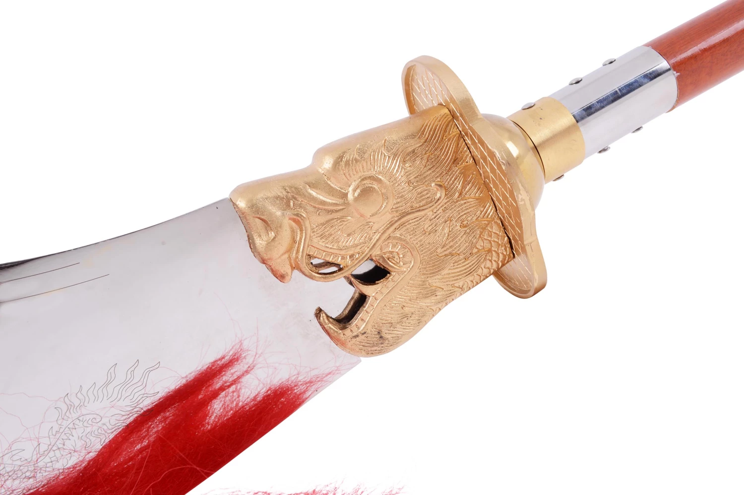 Hallebarde Démontable Guan Dao, à garde fine & lame large - Rigide Hallebarde Démontable Guan Dao, à Garde Fine & Lame Large - Rigide -Boutique Kali Escrima hallebarde demontable guan dao a garde fine lame large rigide 4