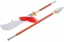 Hallebarde Démontable Guan Dao, Petite Garde - Rigide 12 Hallebarde Démontable Guan Dao, Petite Garde - Rigide -Boutique Kali Escrima hallebarde demontable guan dao a garde fine rigide 2