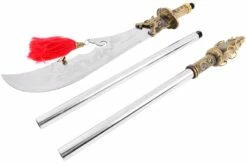 Hallebarde Démontable Guan Dao, Xin Guan Yue Bronze - Rigide -Boutique Kali Escrima hallebarde demontable guan dao xin guan yue bronze rigide 7