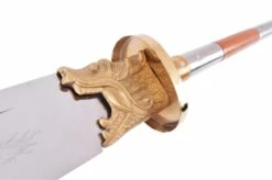 Hallebarde Démontable Pu Dao Dragon, 9 Anneaux Haut De Gamme - Rigide -Boutique Kali Escrima hallebarde pudao 9 anneaux haut de gamme demontable 3