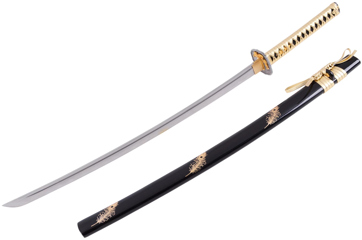 Katana Bushido, Kin no Hane - Aiguisé Katana Bushido, Kin No Hane - Aiguisé -Boutique Kali Escrima katana bushido kin no hane aiguise 1