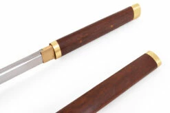 Katana Droit, Traditionnel - Rigide Et Aiguisé 10 Katana Droit, Traditionnel - Rigide Et Aiguisé -Boutique Kali Escrima katana droit bois de rose 3