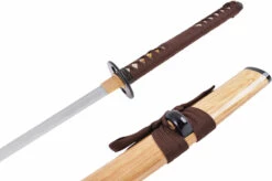 Katana Fudoshin, Bois Naturel - Aiguisé -Boutique Kali Escrima katana fudoshin bois naturel aiguise 3