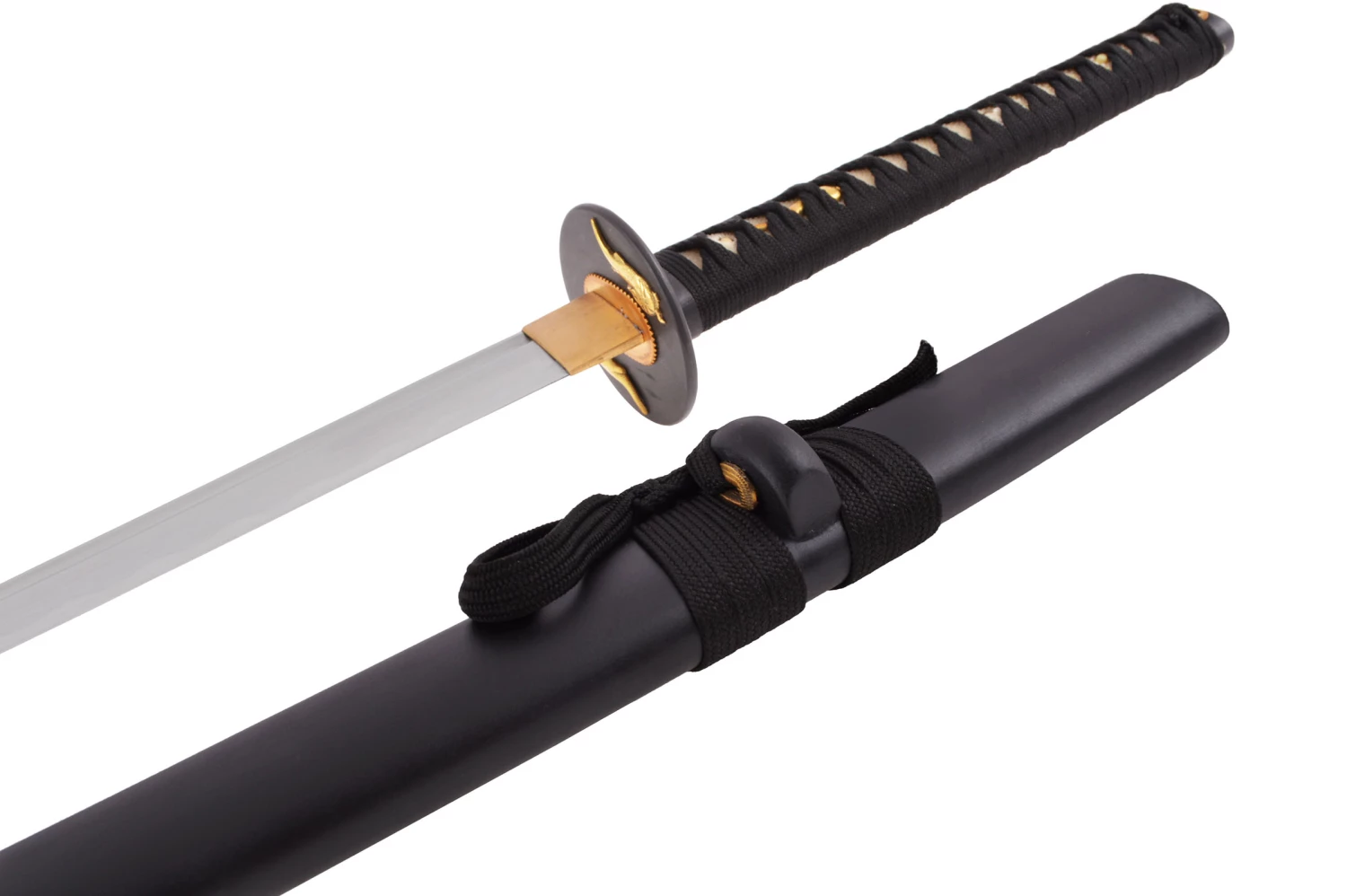 Katana Fudoshin, Kyouteki Noir Mat - Aiguisé Katana Fudoshin, Kyouteki Noir Mat - Aiguisé -Boutique Kali Escrima katana fudoshin kyouteki noir mat aiguise 2