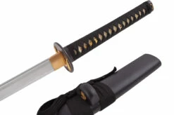 Katana Fudoshin, Kyouteki Noir Mat - Aiguisé 5 Katana Fudoshin, Kyouteki Noir Mat - Aiguisé -Boutique Kali Escrima katana fudoshin kyouteki noir mat aiguise 3