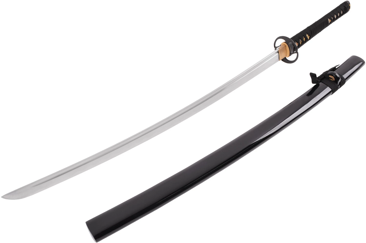 Katana Fudoshin, Noir - Aiguisé Katana Fudoshin, Noir - Aiguisé -Boutique Kali Escrima katana fudoshin noir aiguise 1