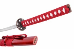 Katana Iaïto Dragon, Rouge & Tressage Rouge 15 Katana Iaïto Dragon, Rouge & Tressage Rouge -Boutique Kali Escrima katana iaito dragon rouge tressage rouge 4