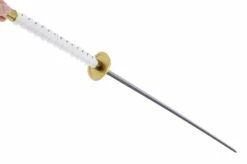 Katana Réaliste Blanc, Garde Ronde, Baohu - Réplique Bambou -Boutique Kali Escrima katana realiste blanc garde ronde baohu replique bambou 4