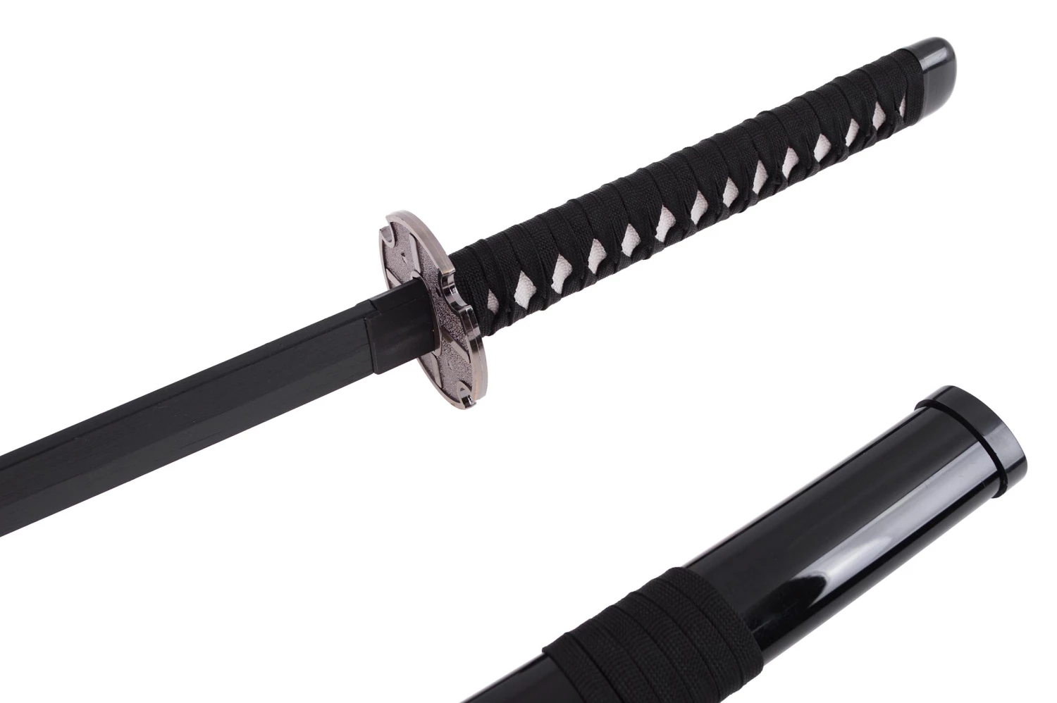 Katana réaliste, Garde ronde, Baohu - Réplique Bambou Katana Réaliste, Garde Ronde, Baohu - Réplique Bambou -Boutique Kali Escrima katana realiste garde ronde baohu replique bambou 11