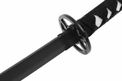 Katana Réaliste Noir, Garde Ronde, Baohu - Réplique Bambou 4 Katana Réaliste Noir, Garde Ronde, Baohu - Réplique Bambou -Boutique Kali Escrima katana realiste garde ronde baohu replique bambou 2