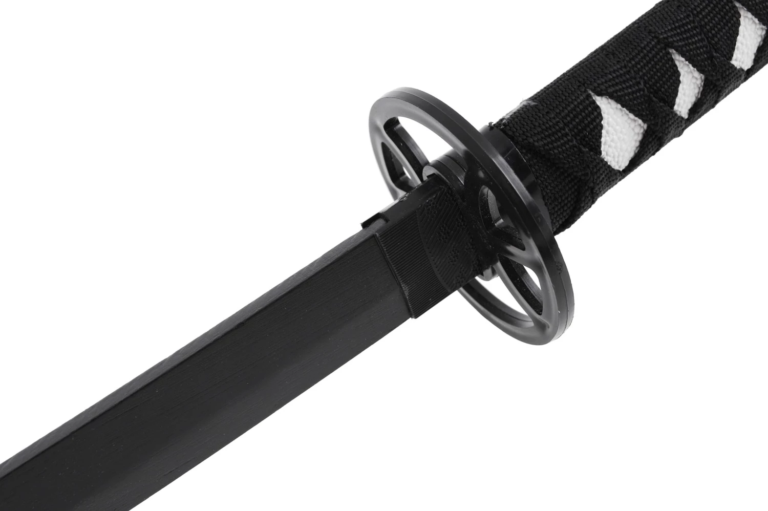 Katana réaliste Noir, Garde ronde, Baohu - Réplique Bambou Katana Réaliste Noir, Garde Ronde, Baohu - Réplique Bambou -Boutique Kali Escrima katana realiste garde ronde baohu replique bambou 2