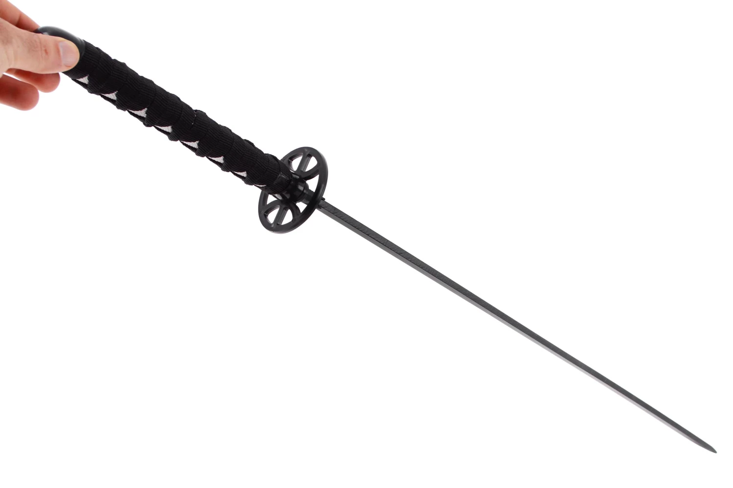 Katana réaliste Noir, Garde ronde, Baohu - Réplique Bambou Katana Réaliste Noir, Garde Ronde, Baohu - Réplique Bambou -Boutique Kali Escrima katana realiste garde ronde baohu replique bambou 4