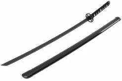 Katana Réaliste Noir, Garde Ronde, Baohu - Réplique Bambou 7 Katana Réaliste Noir, Garde Ronde, Baohu - Réplique Bambou -Boutique Kali Escrima katana realiste garde ronde baohu replique bambou 5