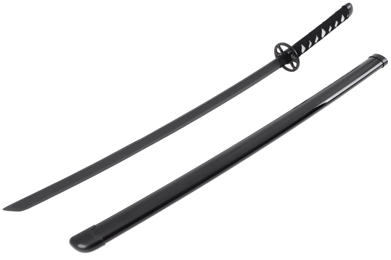 Katana réaliste Noir, Garde ronde, Baohu - Réplique Bambou Katana Réaliste Noir, Garde Ronde, Baohu - Réplique Bambou -Boutique Kali Escrima katana realiste garde ronde baohu replique bambou 5