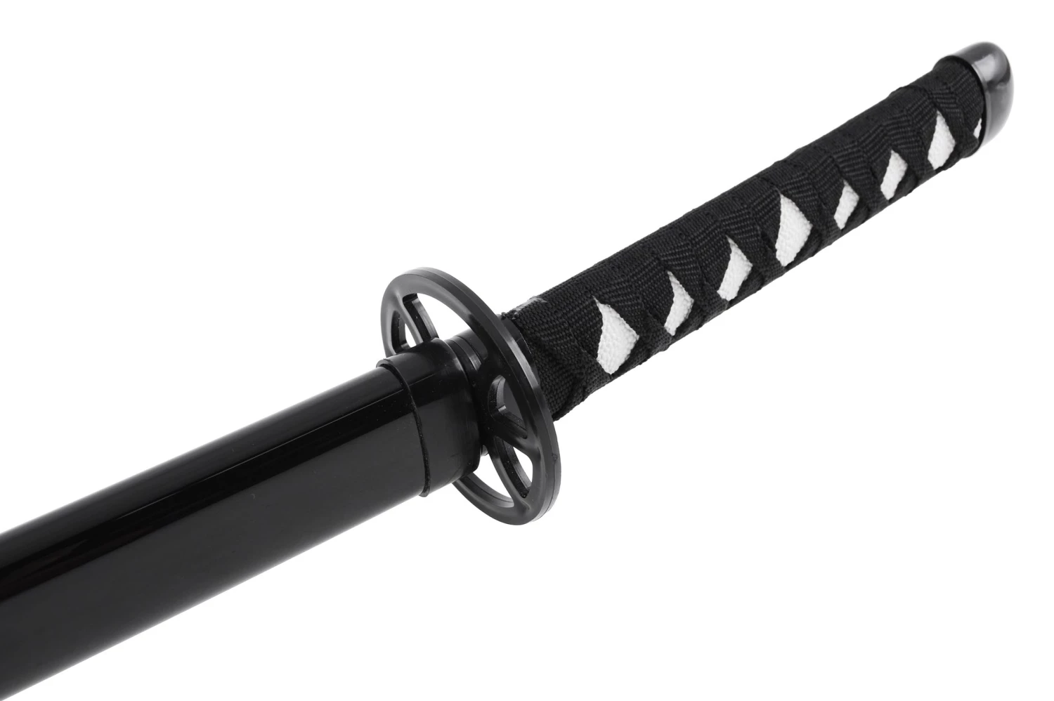 Katana réaliste Noir, Garde ronde, Baohu - Réplique Bambou Katana Réaliste Noir, Garde Ronde, Baohu - Réplique Bambou -Boutique Kali Escrima katana realiste garde ronde baohu replique bambou 8