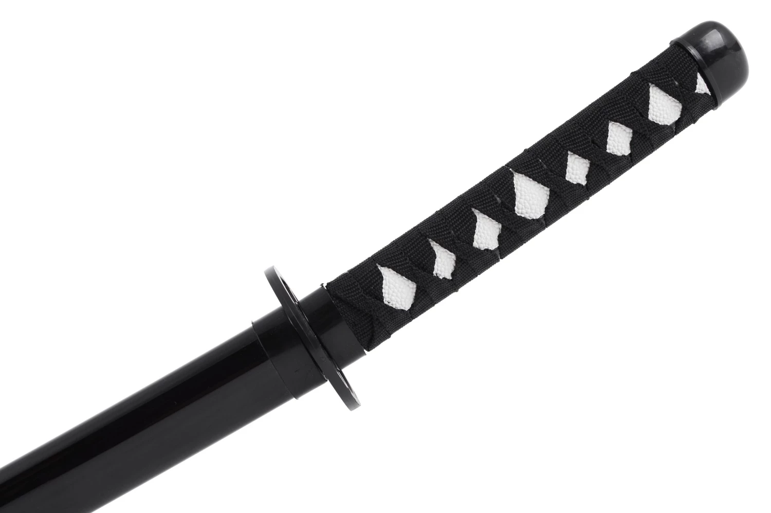 Katana réaliste Noir, Garde ronde, Baohu - Réplique Bambou Katana Réaliste Noir, Garde Ronde, Baohu - Réplique Bambou -Boutique Kali Escrima katana realiste garde ronde baohu replique bambou 9