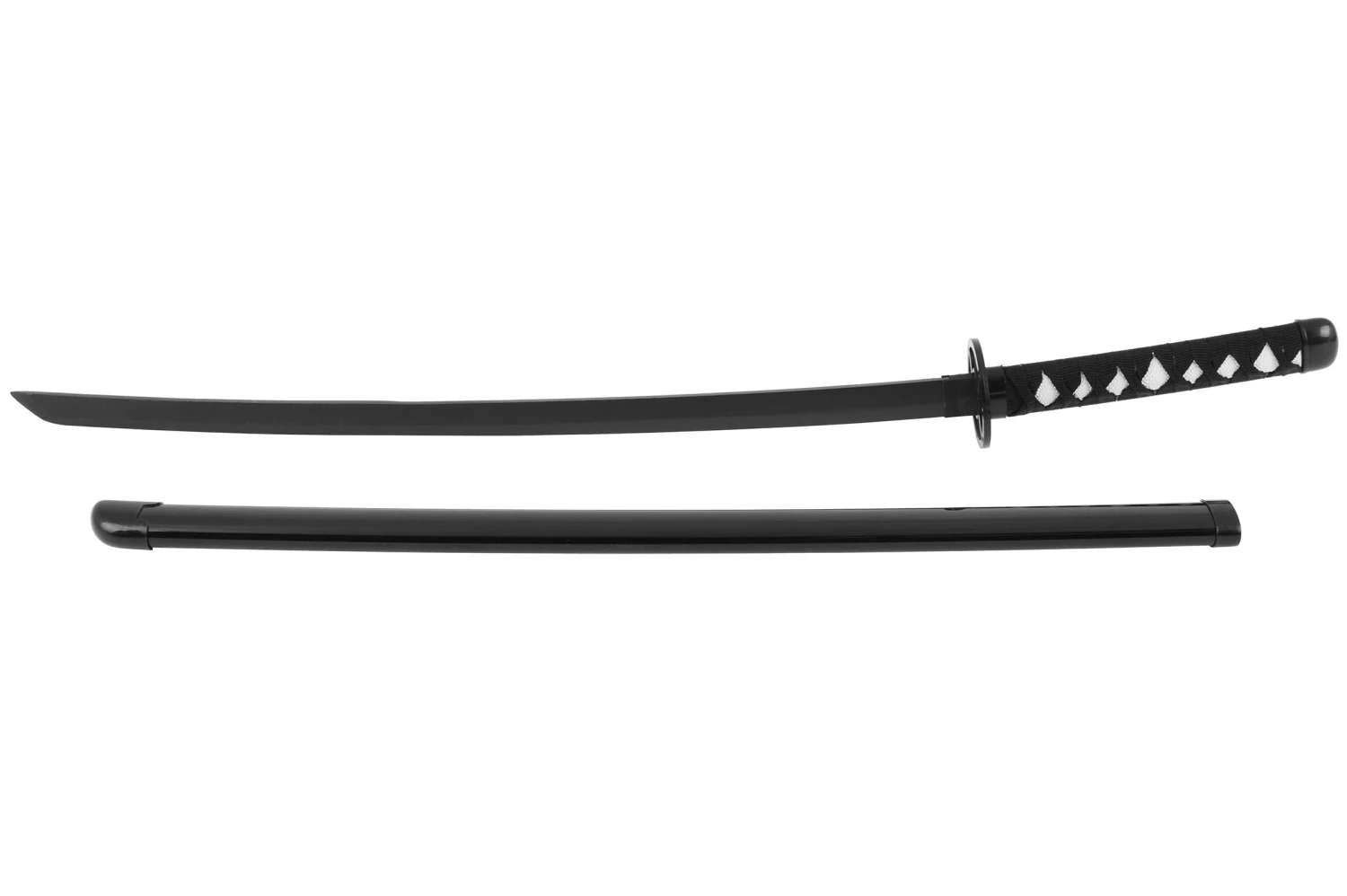 Katana réaliste Noir, Garde ronde, Baohu - Réplique Bambou Katana Réaliste Noir, Garde Ronde, Baohu - Réplique Bambou -Boutique Kali Escrima katana realiste garde ronde baohu replique bambou