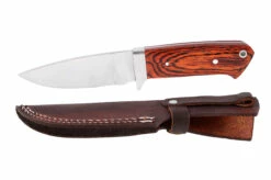 Petit Poignard, Acier Inox & Manche En Bois (10 Cm)