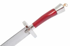 Sabre Entraînement Kungfu, Avec Fourreau, Rouge/Argent - Flexible -Boutique Kali Escrima sabre entrainement kungfu avec fourreau rouge argent flexible 3