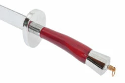 Sabre Entraînement Kungfu, Avec Fourreau, Rouge/Argent - Flexible -Boutique Kali Escrima sabre entrainement kungfu avec fourreau rouge argent flexible 4