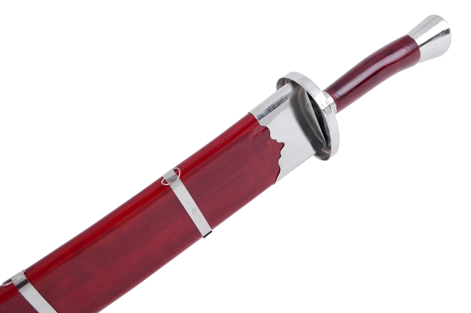 Sabre Entraînement Kungfu, Avec Fourreau, Rouge/Argent - Semi Flexible Sabre Entraînement Kungfu, Avec Fourreau, Rouge/Argent - Semi Flexible -Boutique Kali Escrima sabre entrainement kungfu avec fourreau rougeargent semi flexible 9