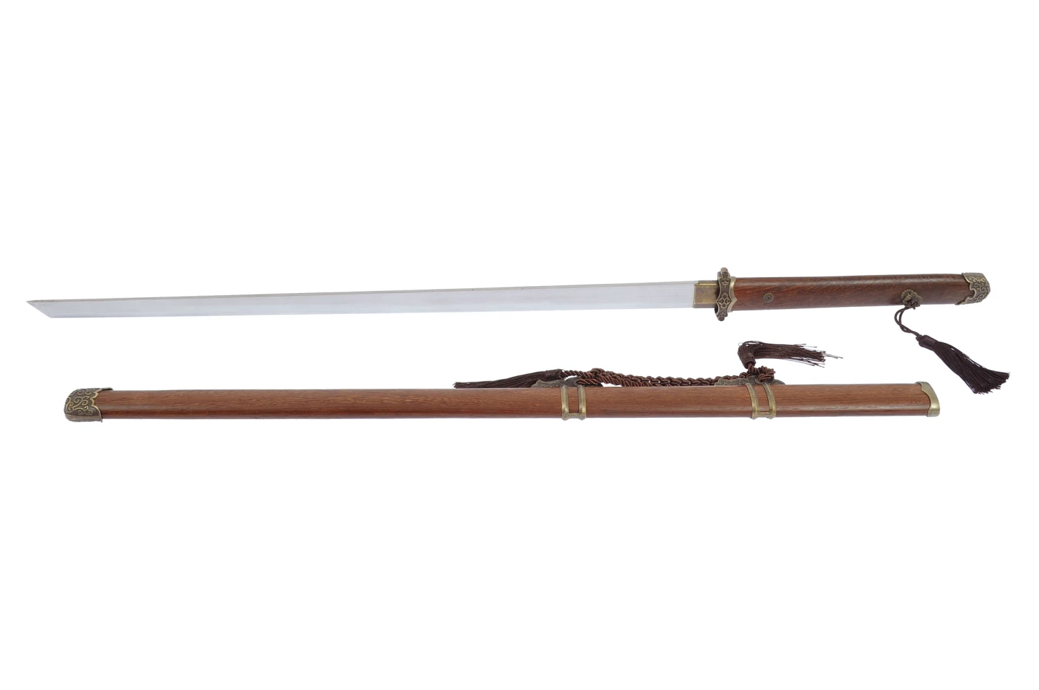 Katana Droit Aiguisé - Suanzhi, Tang Dinasty 3 Katana Droit Aiguisé - Suanzhi, Tang Dinasty