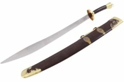 Devant -Boutique Kali Escrima sabre traditionnel inox semi flexible haut de gamme finitions traditionnelles 1