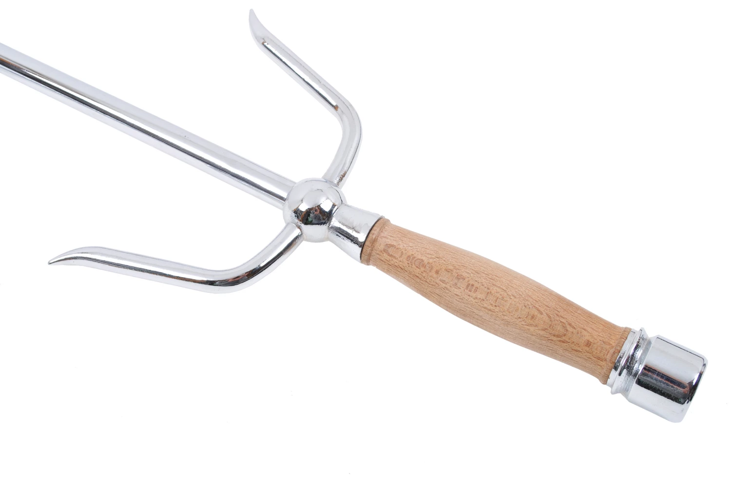 Sai Rond, Poignée wengé - Inox Sai Rond, Poignée Wengé - Inox -Boutique Kali Escrima sai rond poignee bois inox 3